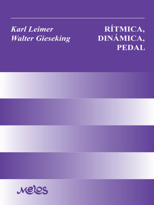 cover image of Rítmica, dinámica, pedal